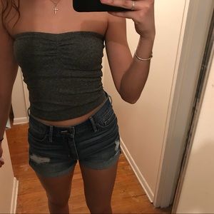 Grey Tube Top